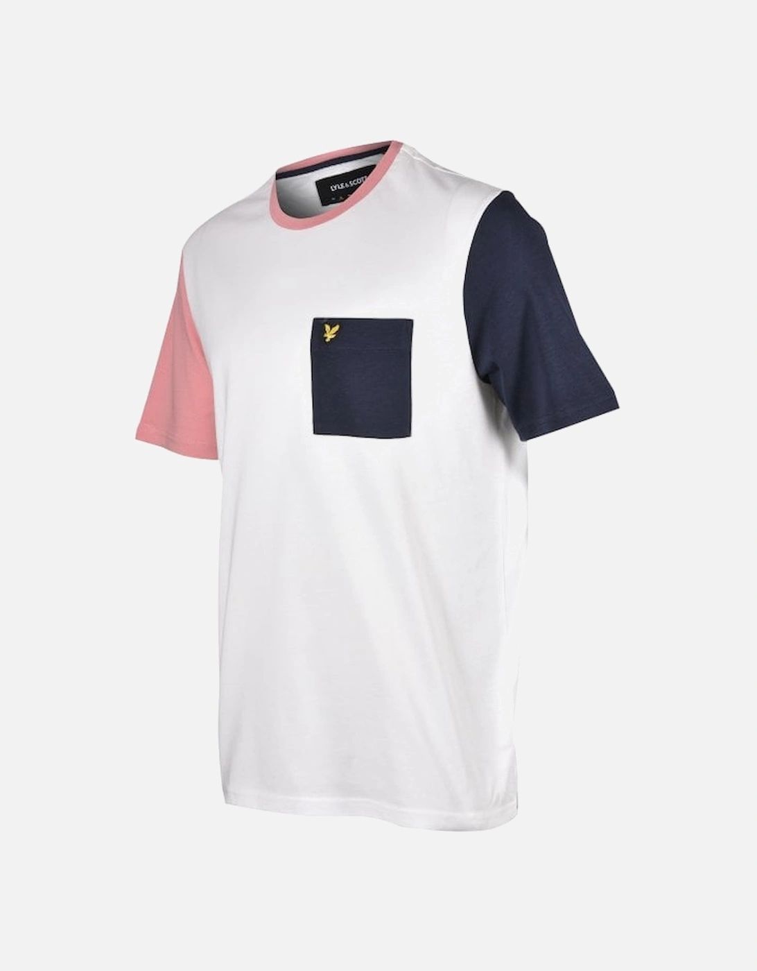 Contrast Crew Neck T-Shirt, Off White