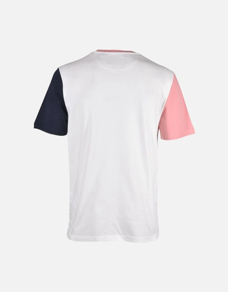 Contrast Crew Neck T-Shirt, Off White