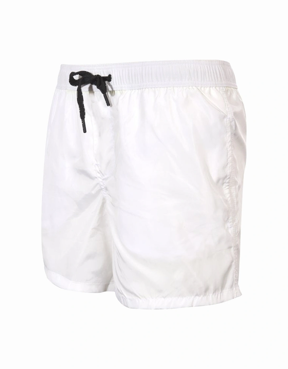 Side Tonal Logo Swim Shorts, White, 5 of 4