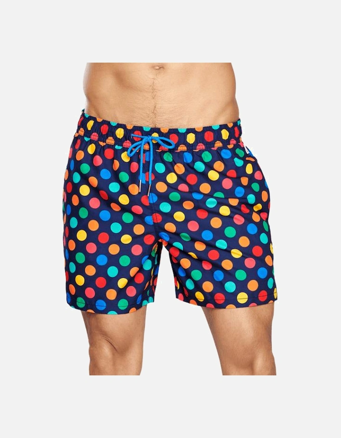 Big Dot Swim Shorts, Navy/multi