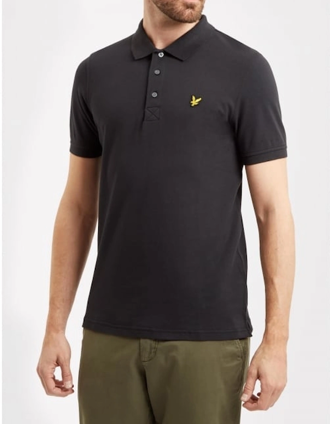 Classic Pique Polo Shirt, True Black