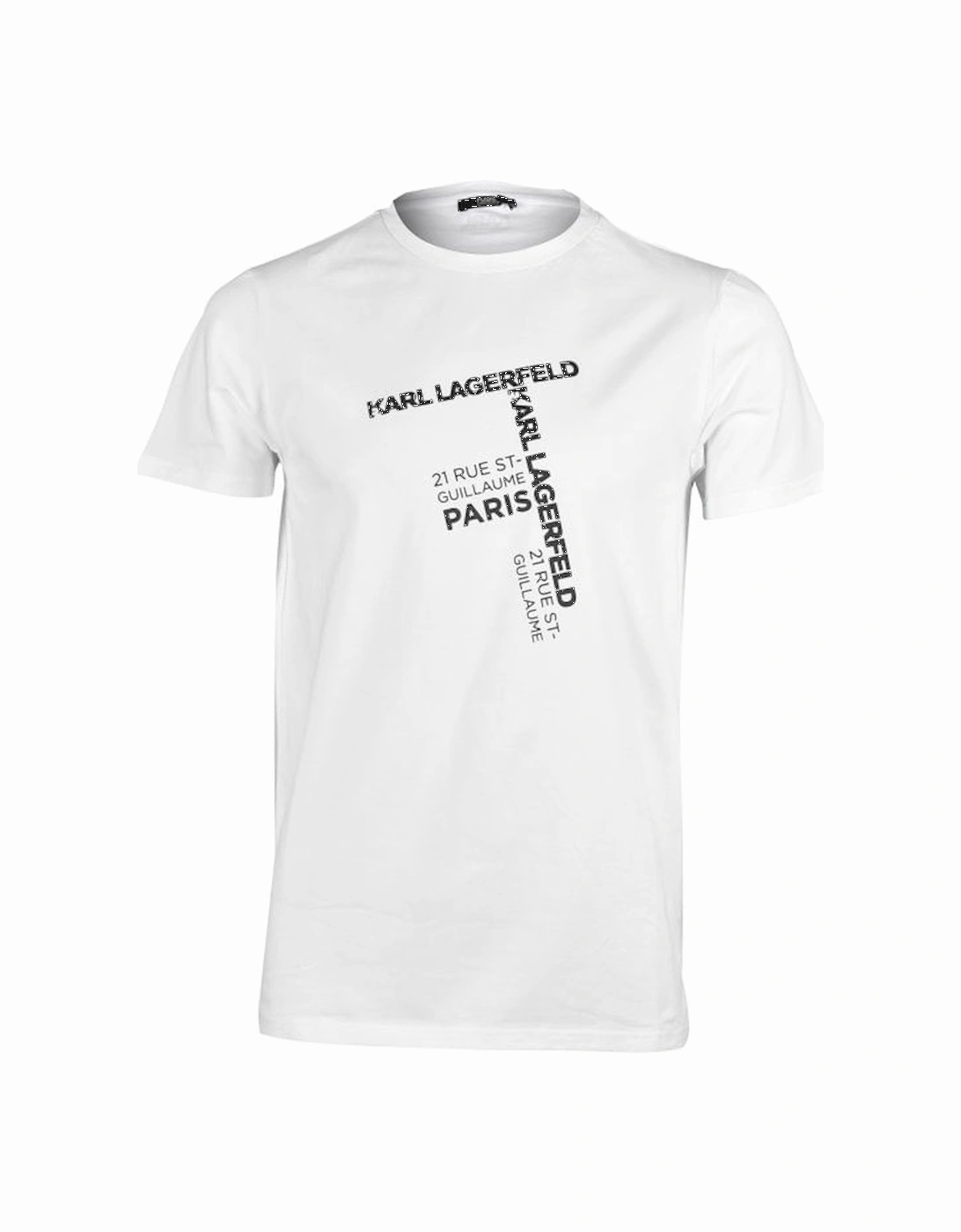 Rue St. Guillaume Crew-Neck T-Shirt, White, 5 of 4