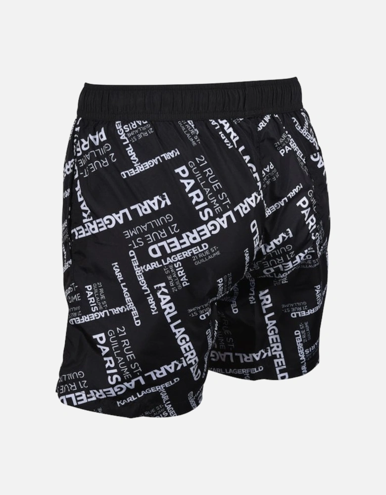 Rue St. Guillaume Swim Shorts, Black