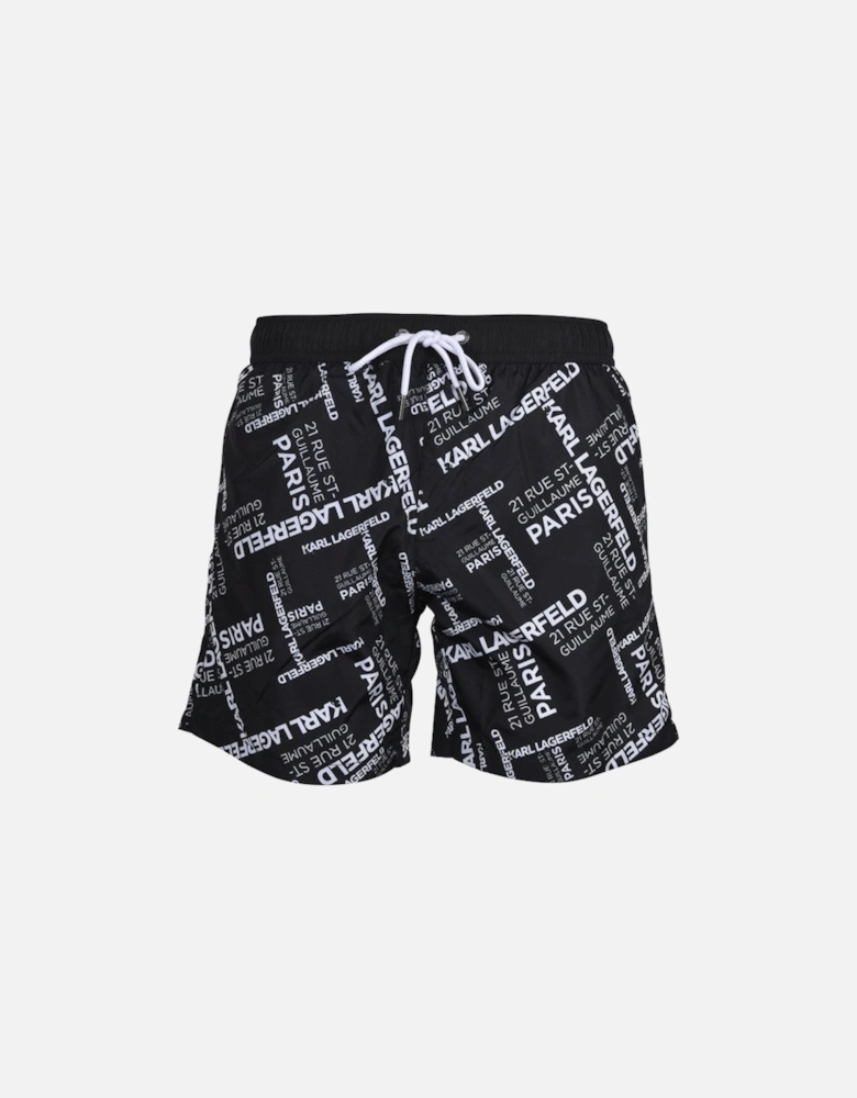 Rue St. Guillaume Swim Shorts, Black