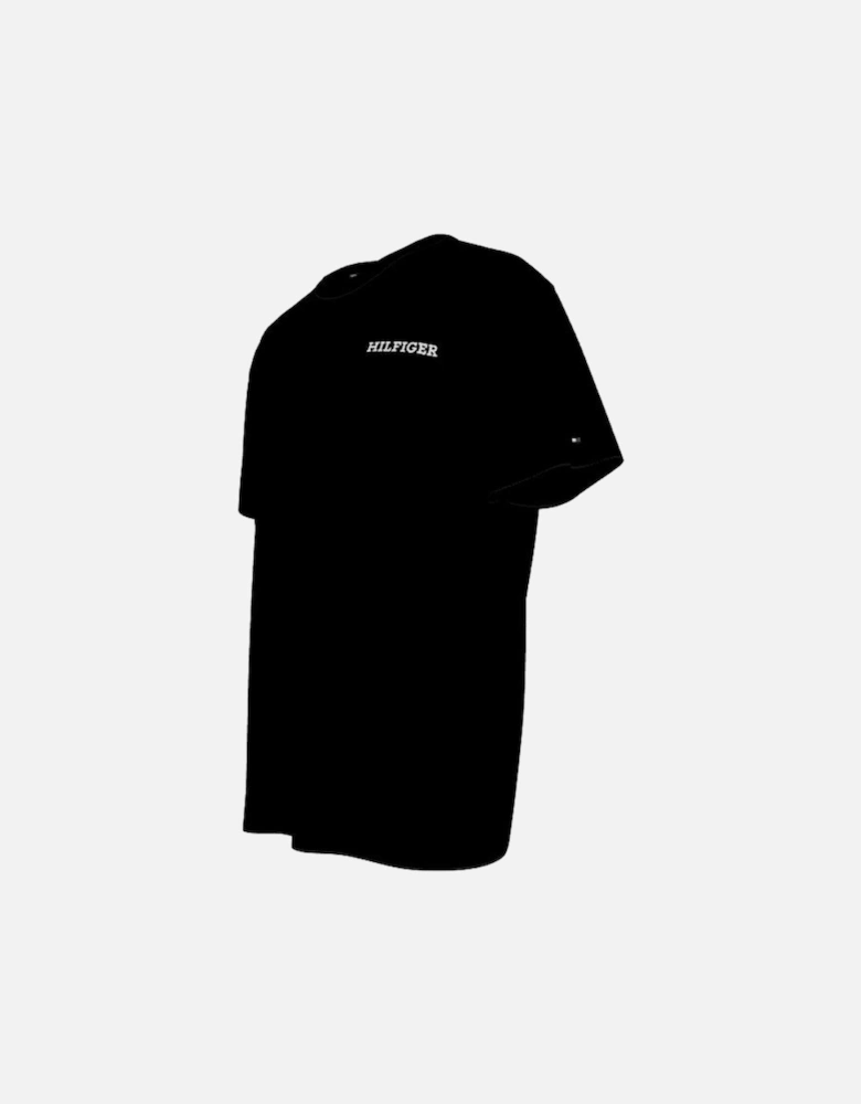 Hilfiger Logo Waffle T-Shirt, Black