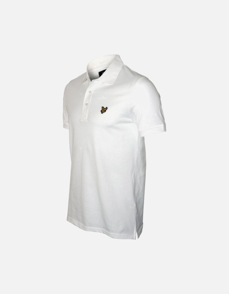 Classic Pique Polo Shirt, White