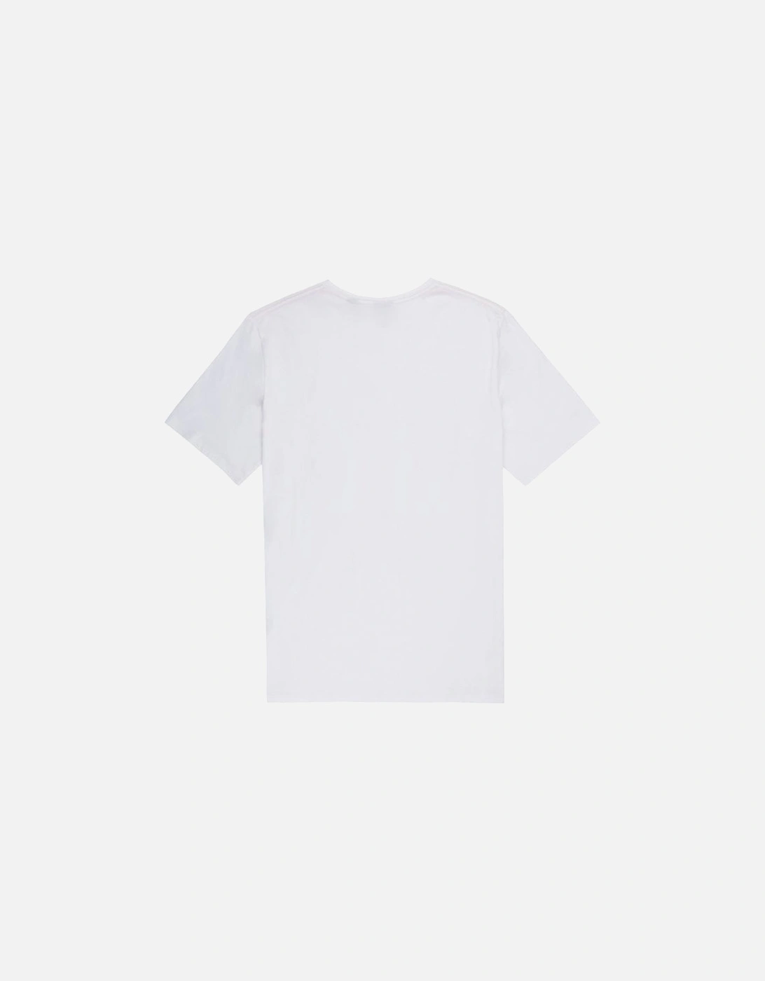 Triple Logo Block Crew-Neck T-Shirt, Super White