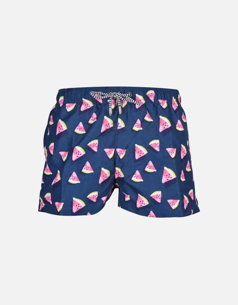 Watermelon Swim Shorts, Navy