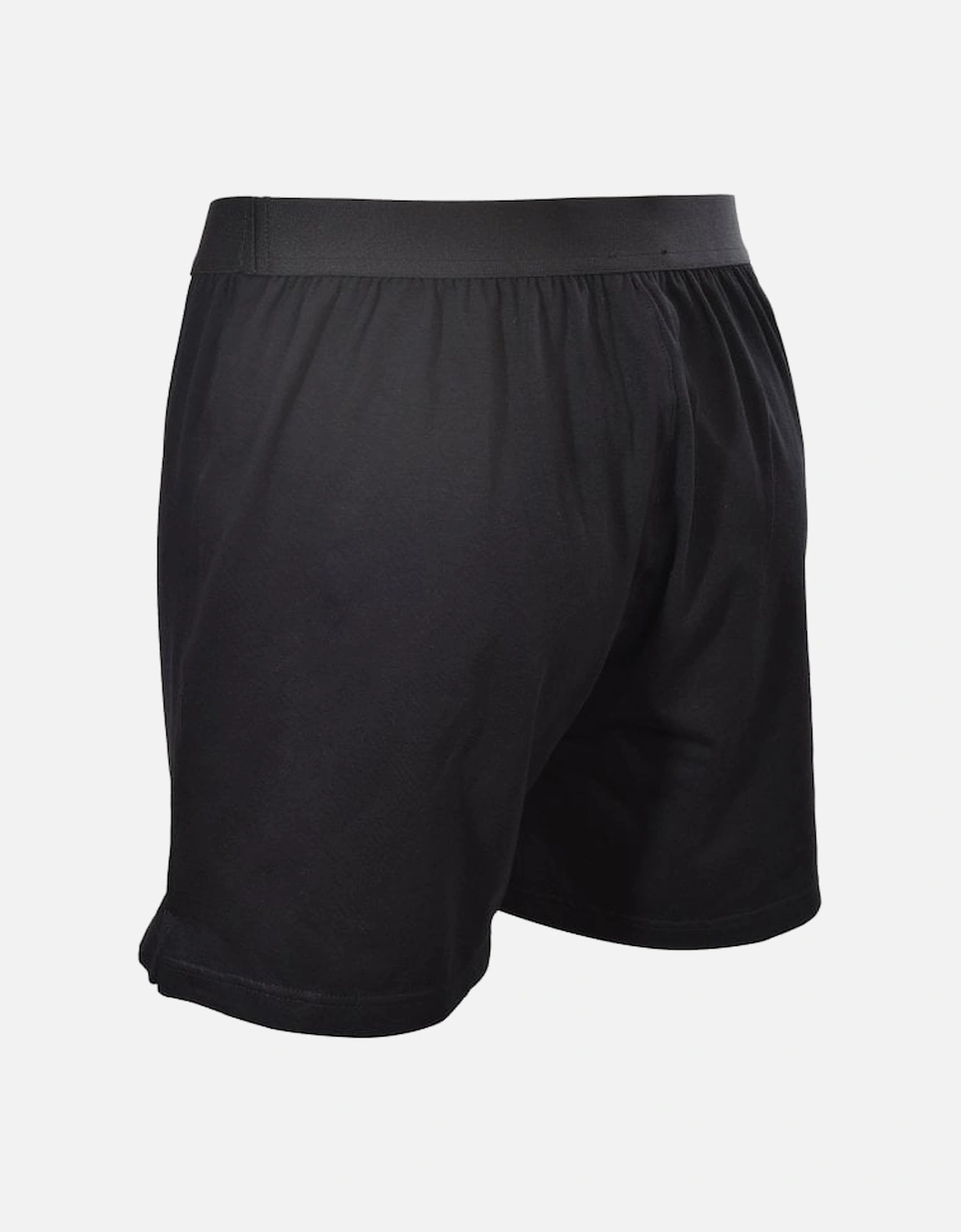 Lounge Shorts with Crest, Black