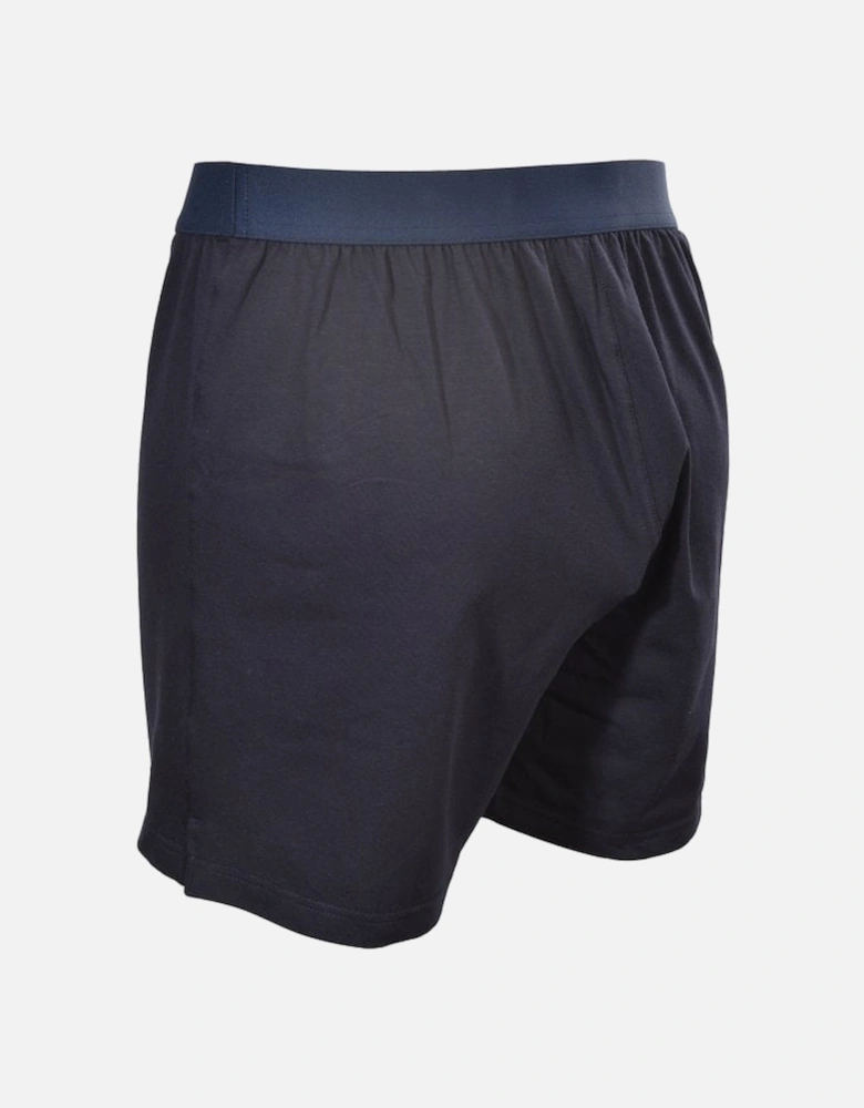 Dolce& Gabbana Lounge Shorts with Crest, Navy