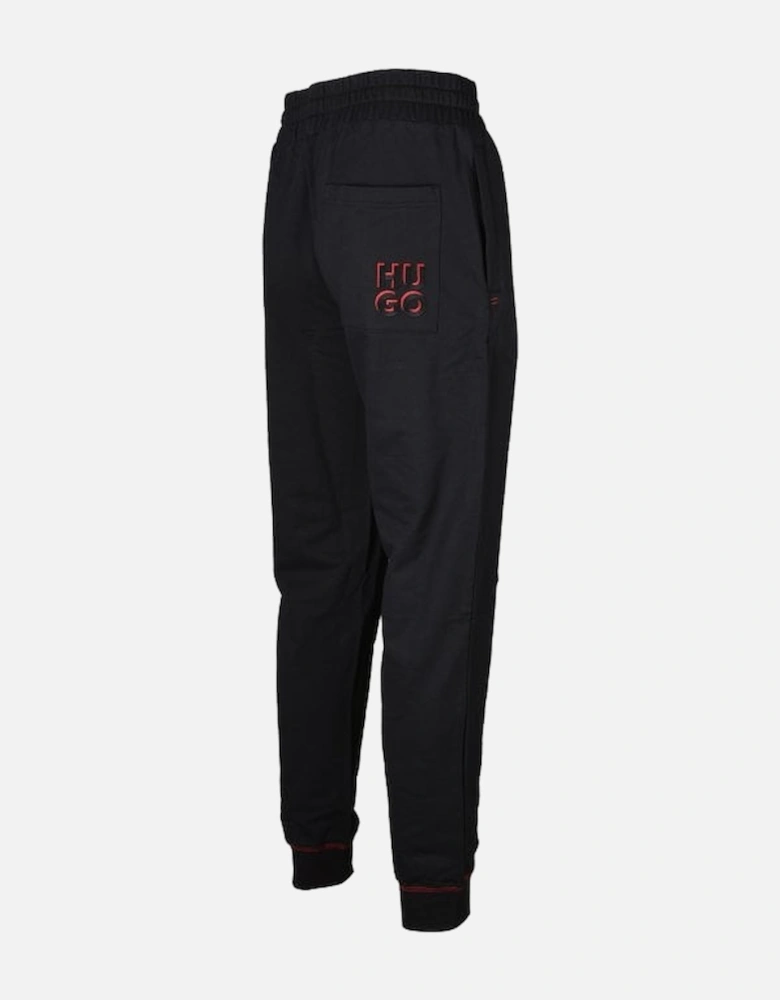 Monologo Jogging Bottoms, Black/red