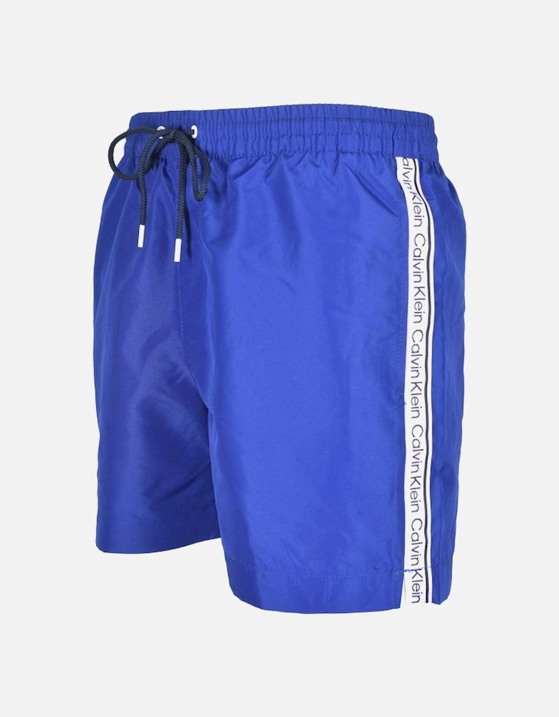 Logo Tape Swim Shorts, Mid Azure Blue, 11 of 10