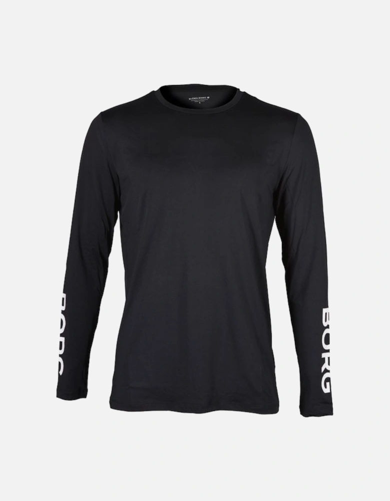 BORG Long-Sleeve Training Top, Black