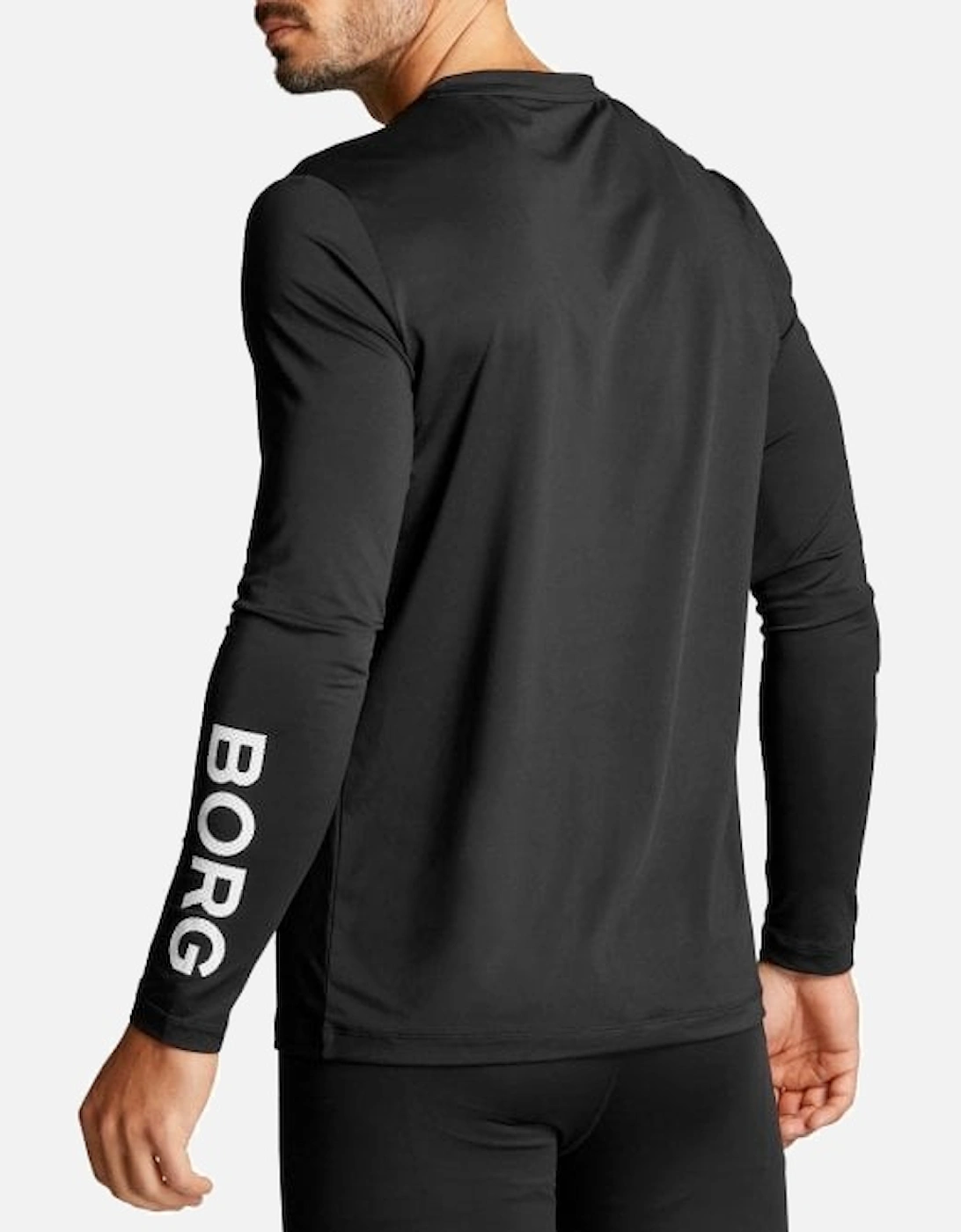 BORG Long-Sleeve Training Top, Black