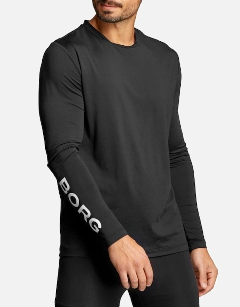 BORG Long-Sleeve Training Top, Black