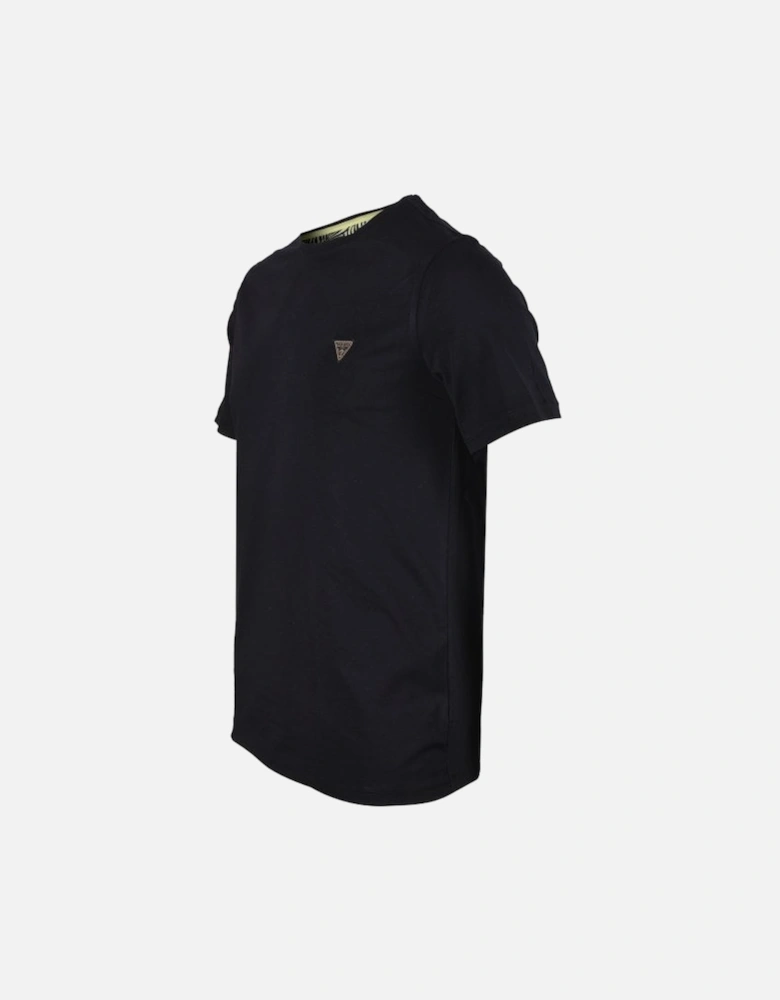 Colour Logo Crew-Neck T-Shirt, Jet Black