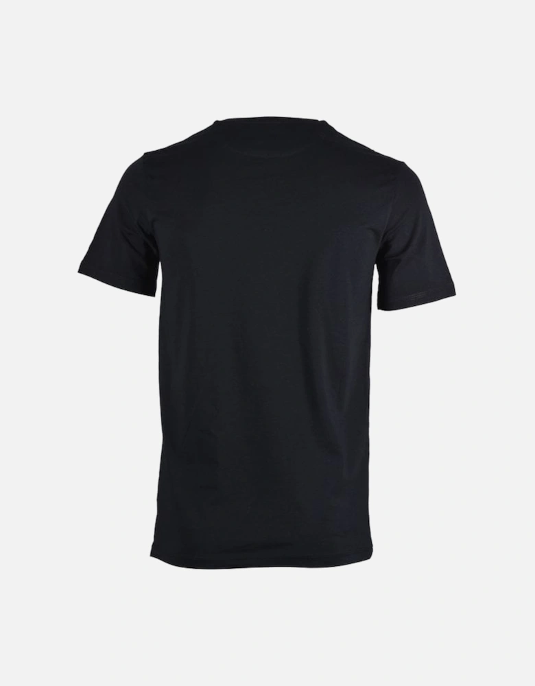 Colour Logo Crew-Neck T-Shirt, Jet Black