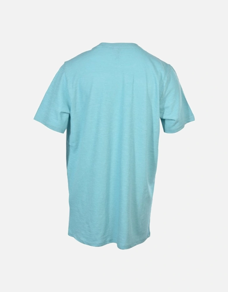 Boys Circle Surfer T-Shirt, Aqua Blue