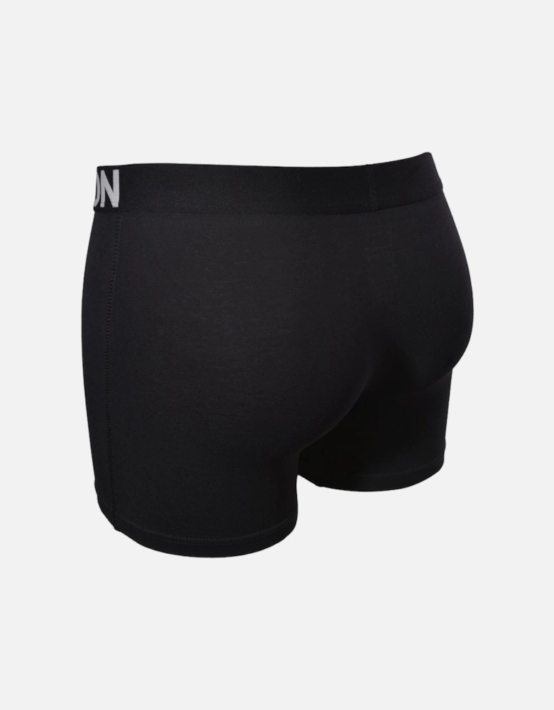 Contrasting Logo Waistband Boxer Brief, Black