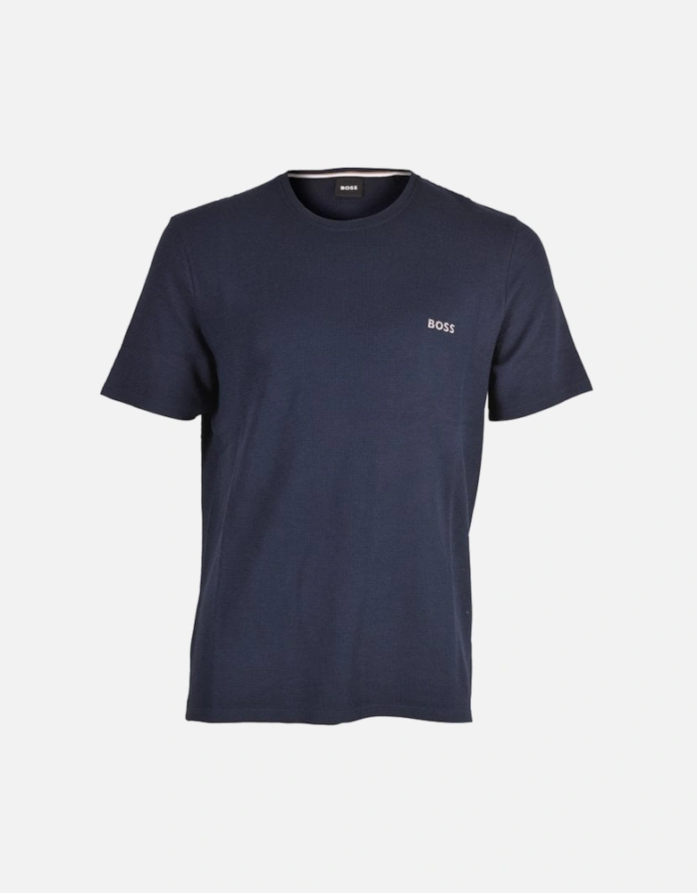 Waffle Jersey T-Shirt, Navy