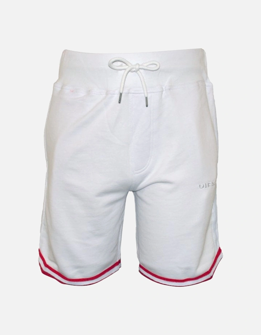 Contrasting Twin Stripe Jersey Shorts, White, 5 of 4