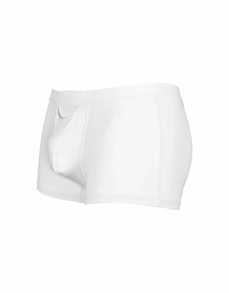 Organic Cotton Boxer Trunk, White