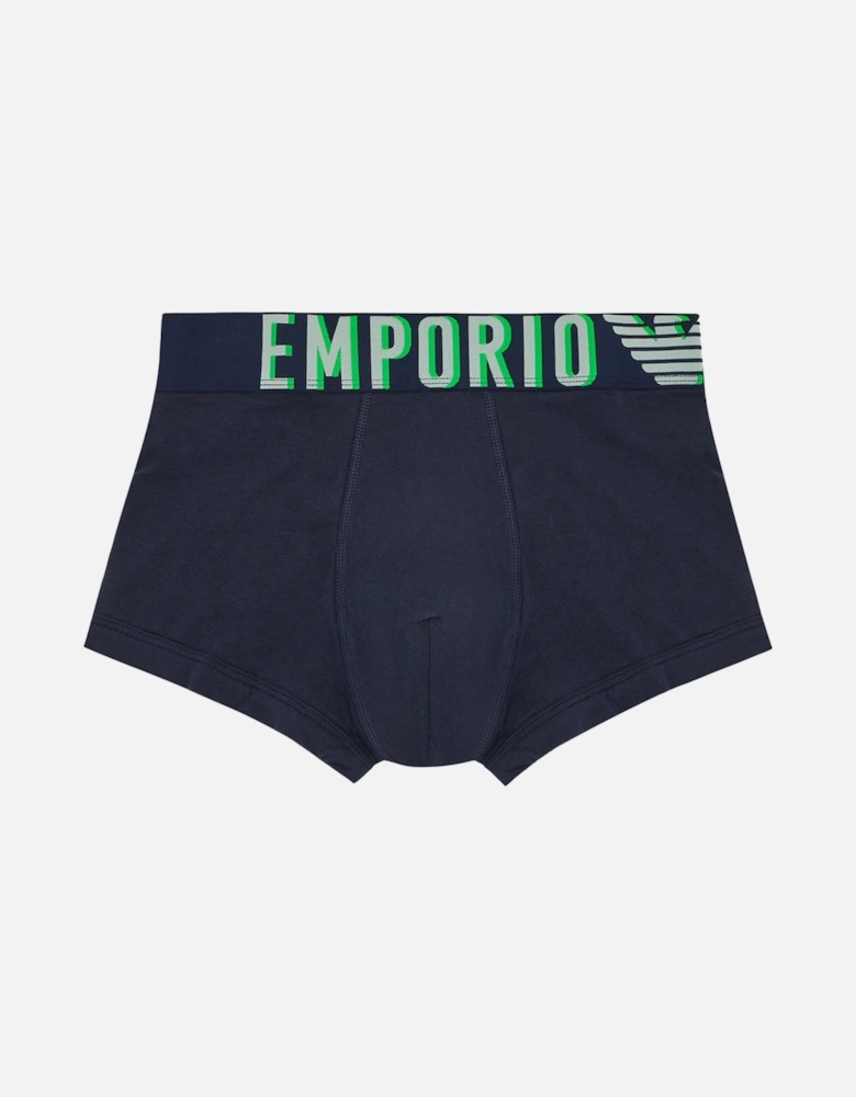 Mega Logo Boxer Trunk, Navy