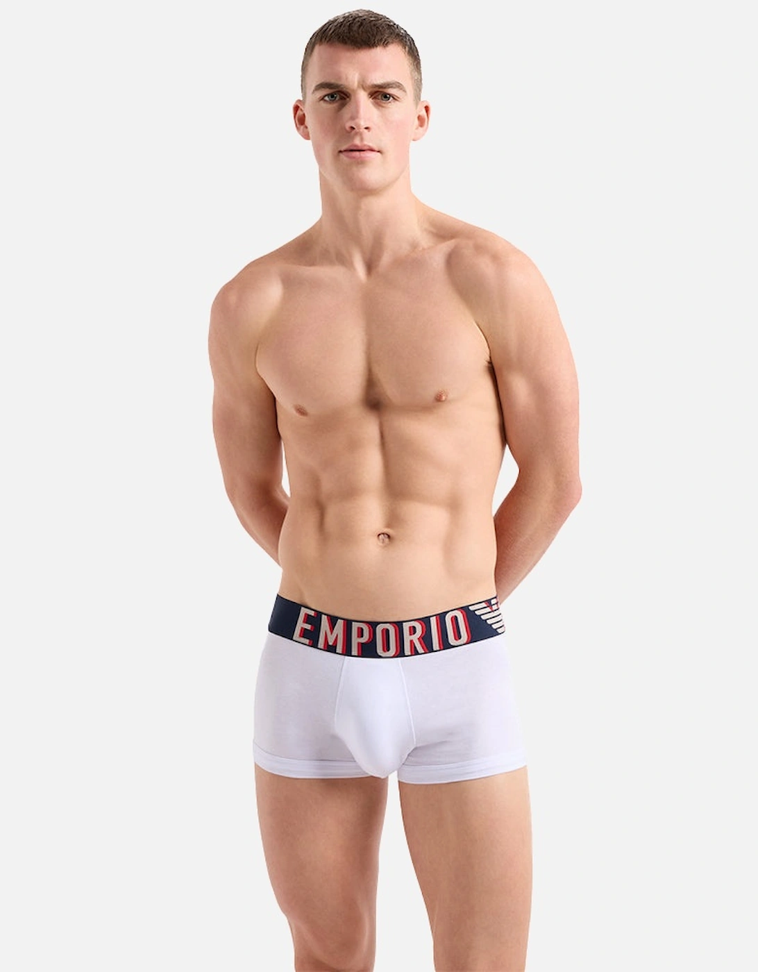 Mega Logo Boxer Trunk, White