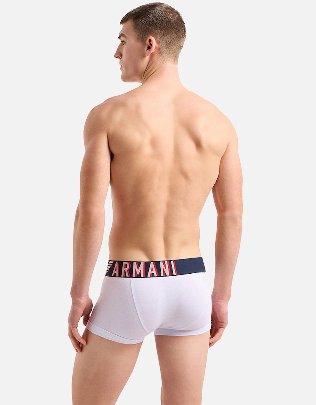 Mega Logo Boxer Trunk, White