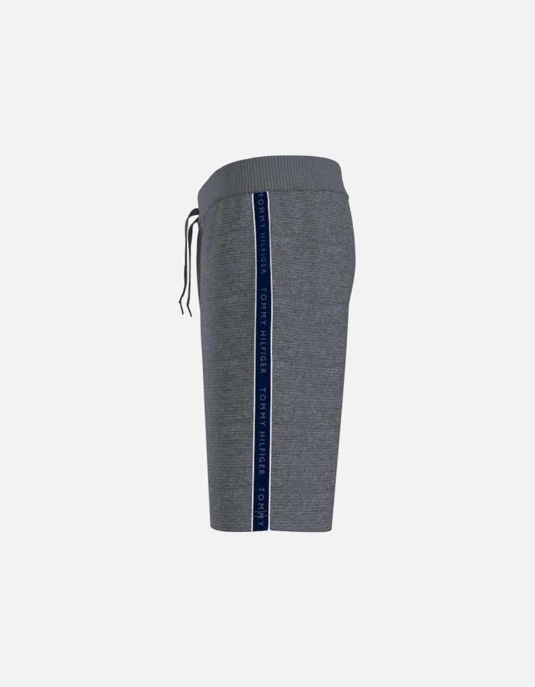 Soft Ribbed Tracksuit Shorts, Dark Grey Heather