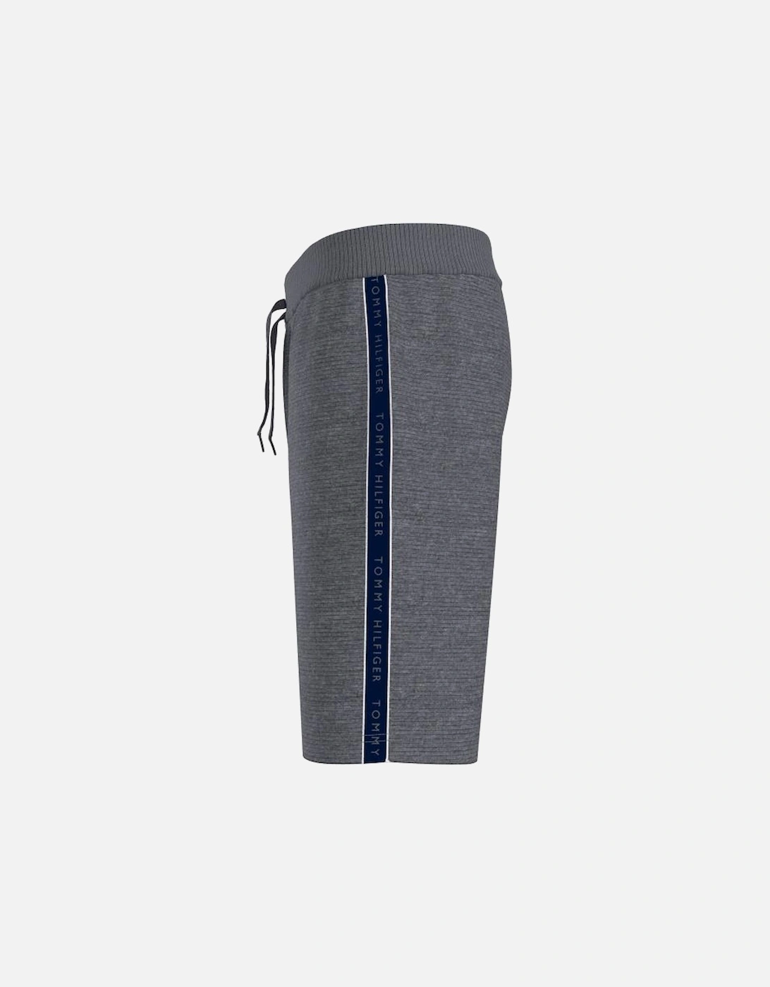 Soft Ribbed Tracksuit Shorts, Dark Grey Heather