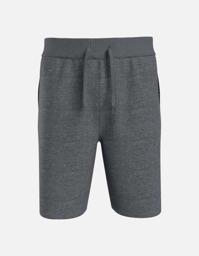 Soft Ribbed Tracksuit Shorts, Dark Grey Heather