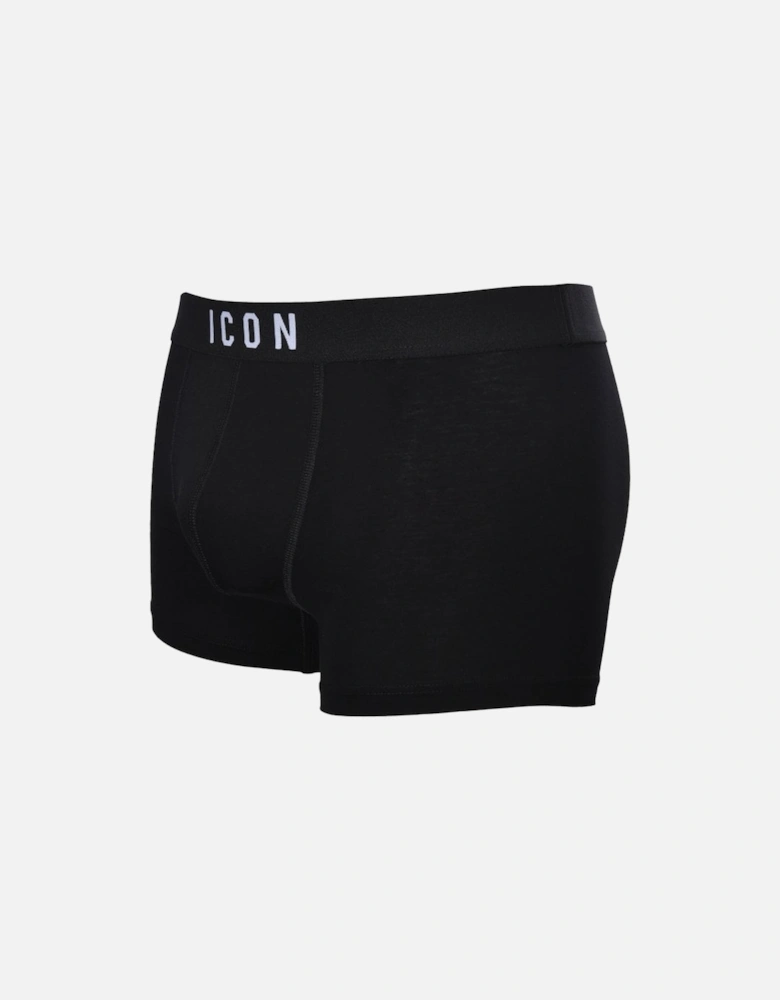 ICON Logo Boxer Trunk, Black