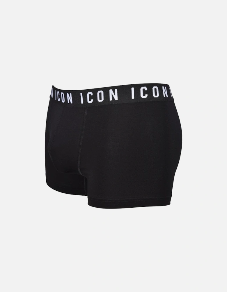 ICON Logo Boxer Trunk, Black