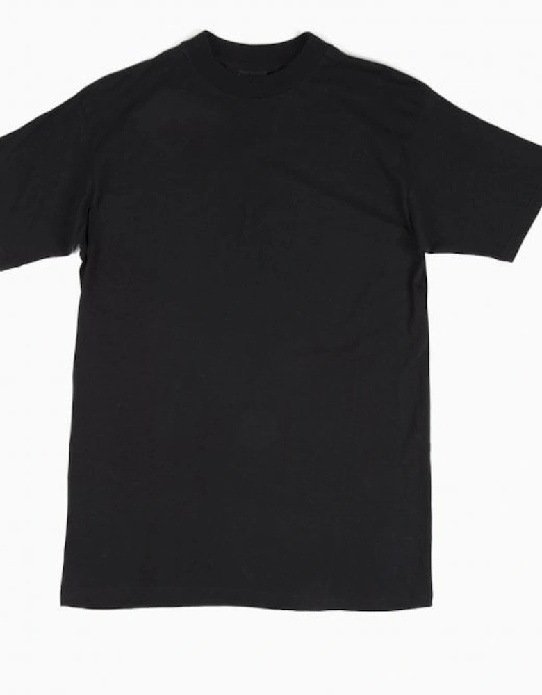 Harro Pure Cotton Crew-Neck T-Shirt, Black