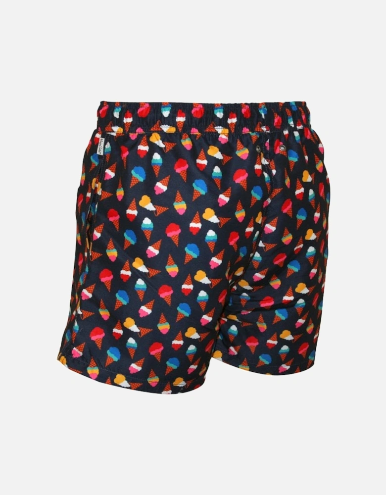 Ice-Cream Cones Swim Shorts, Navy/multi