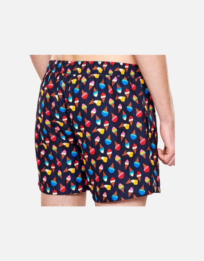 Ice-Cream Cones Swim Shorts, Navy/multi