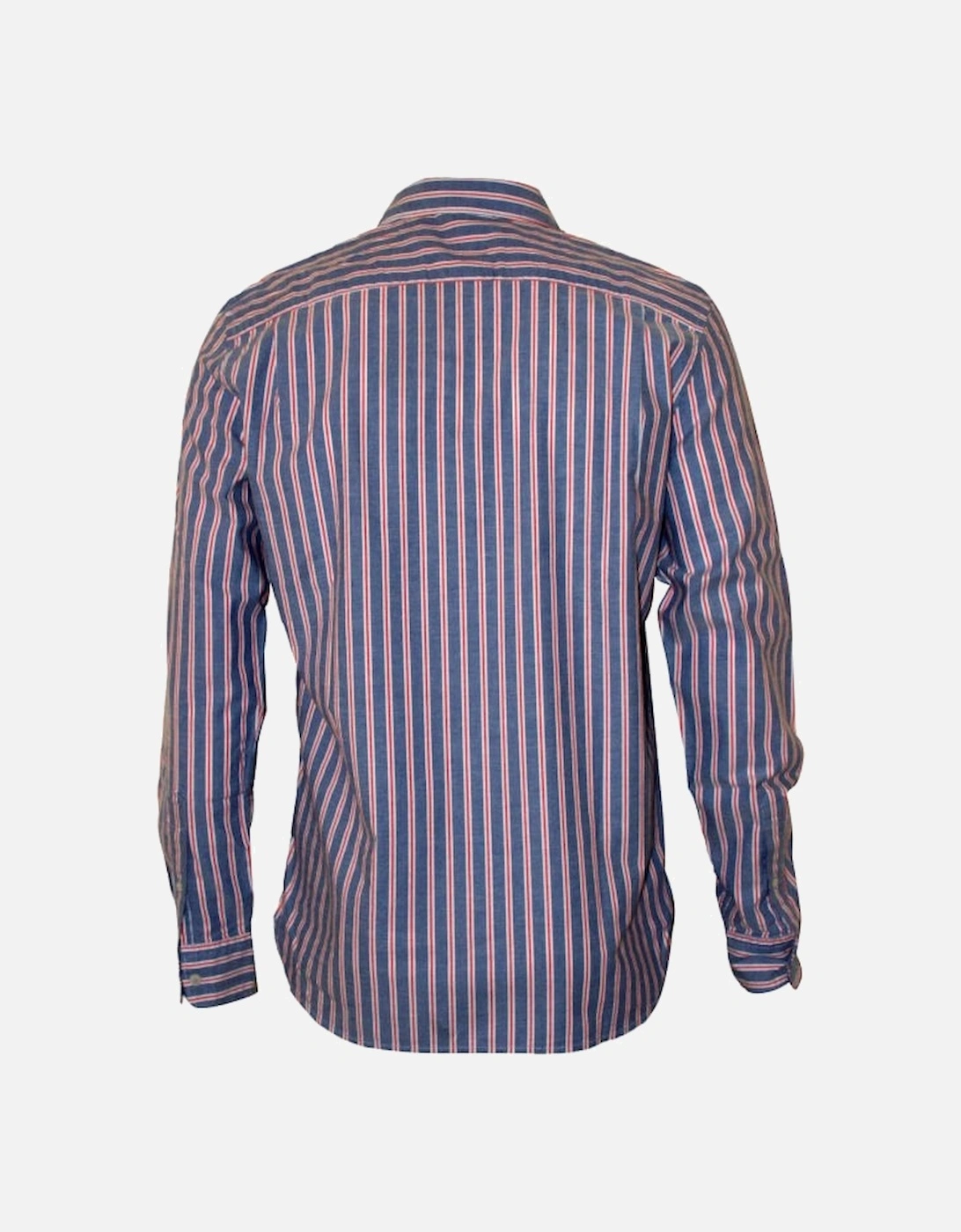 Regular Stripe Shirt, Blue