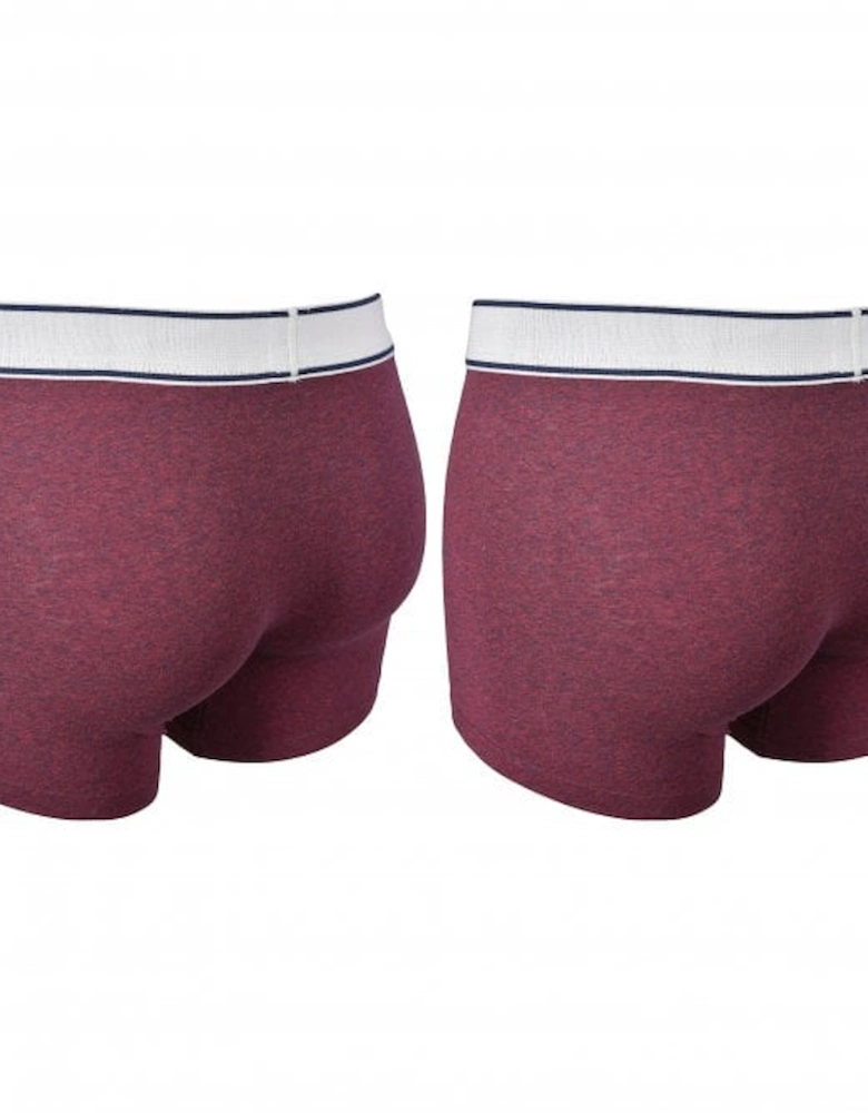 2-Pack Vintage Heather Boxer Briefs, Vintage Red