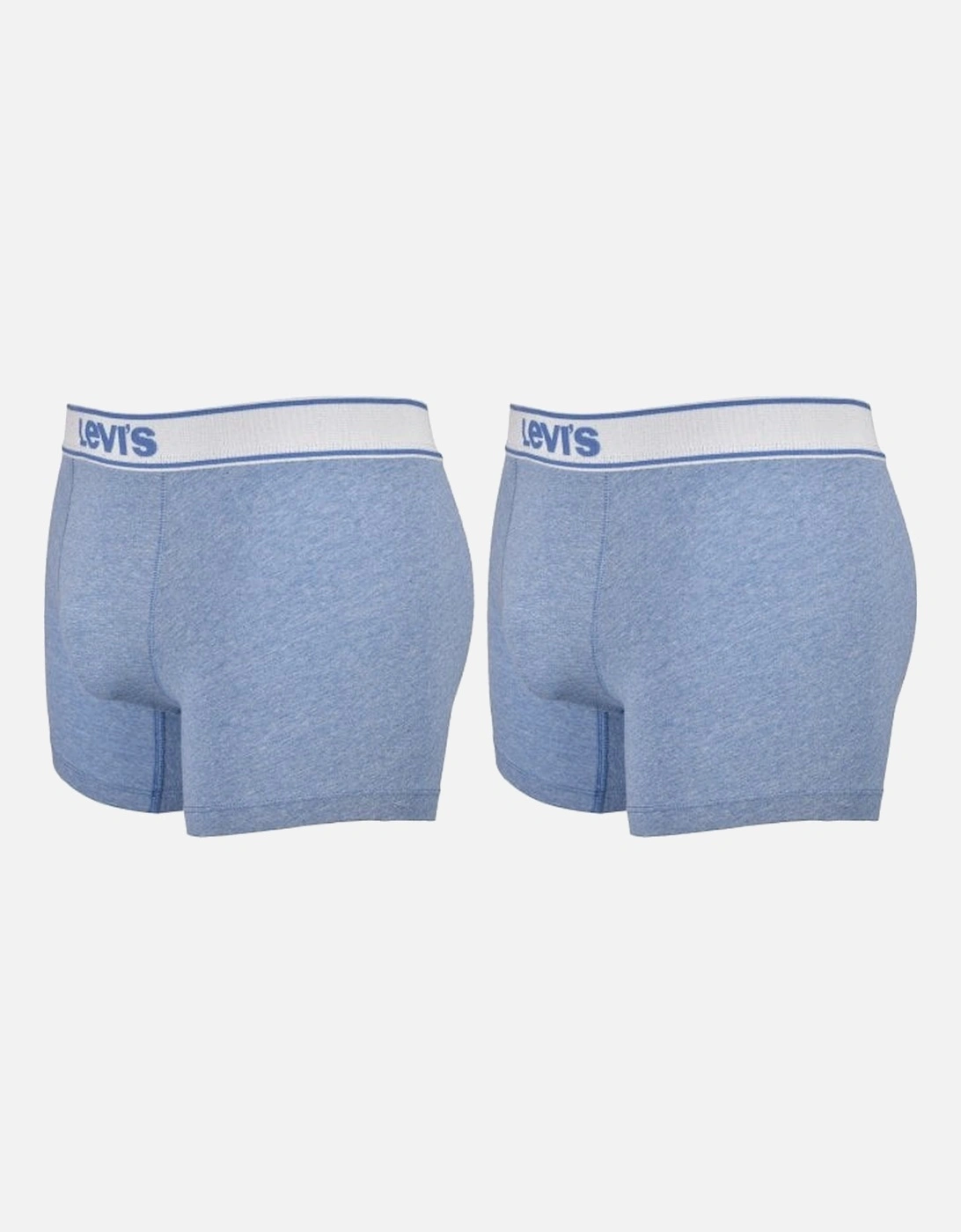 2-Pack Vintage Heather Boxer Briefs, Light Blue