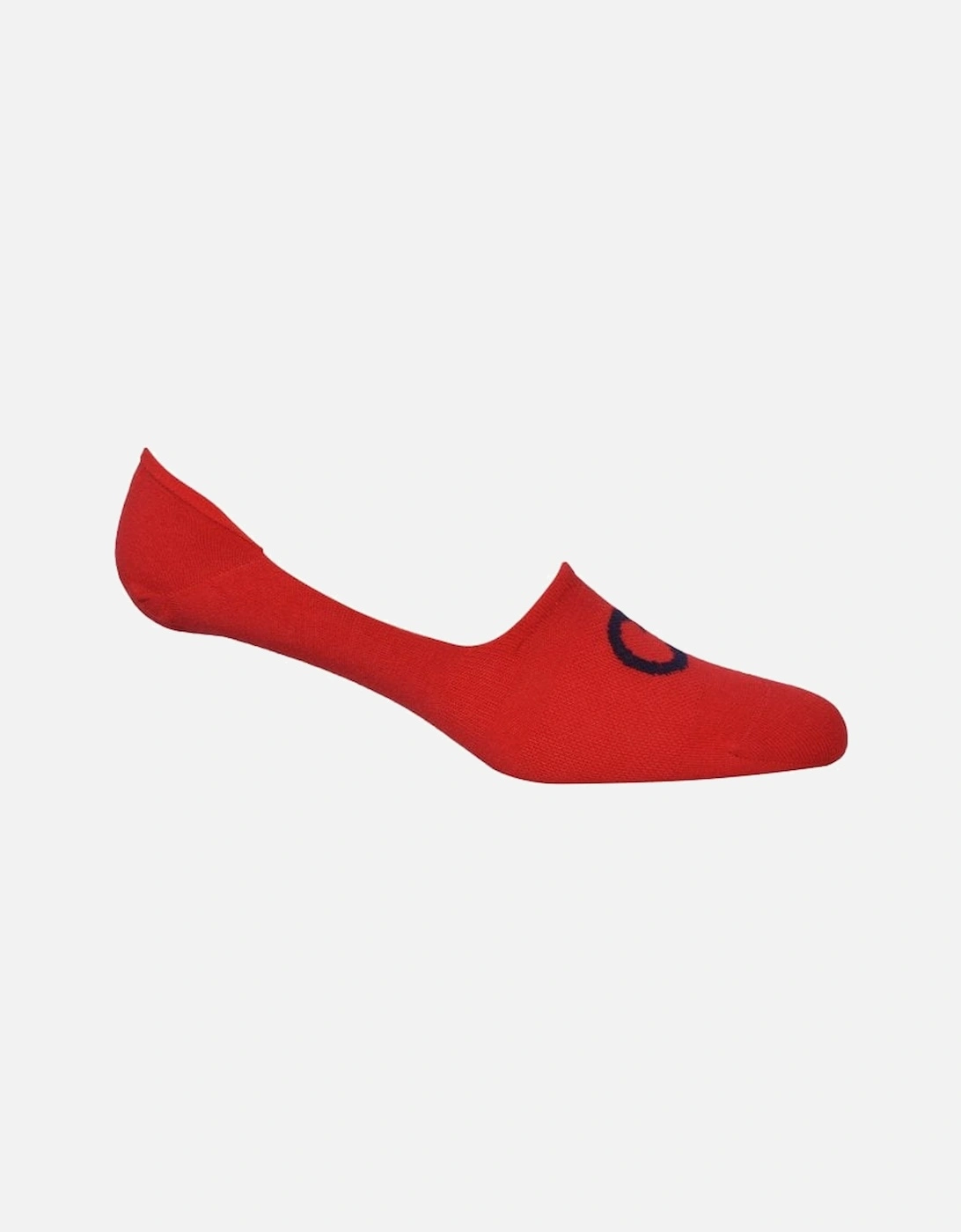 3-Pack Logo Liner Sports Performance Socks, Red/Blue/Grey
