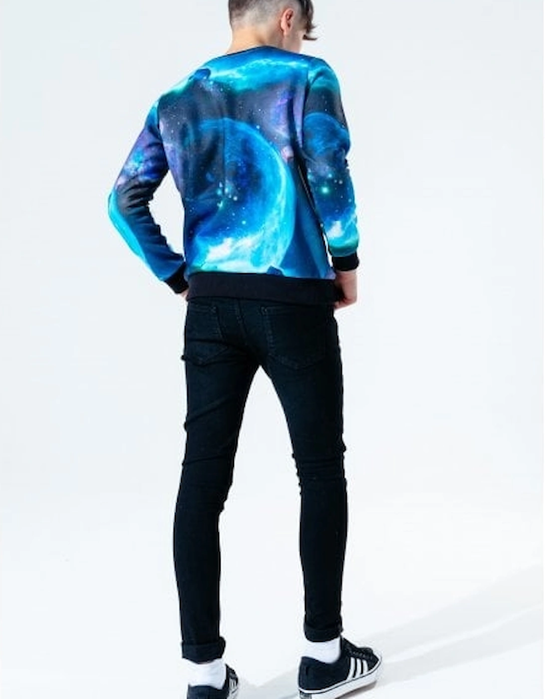 Boys Galactic Boom Sweatshirt, Blue/multi