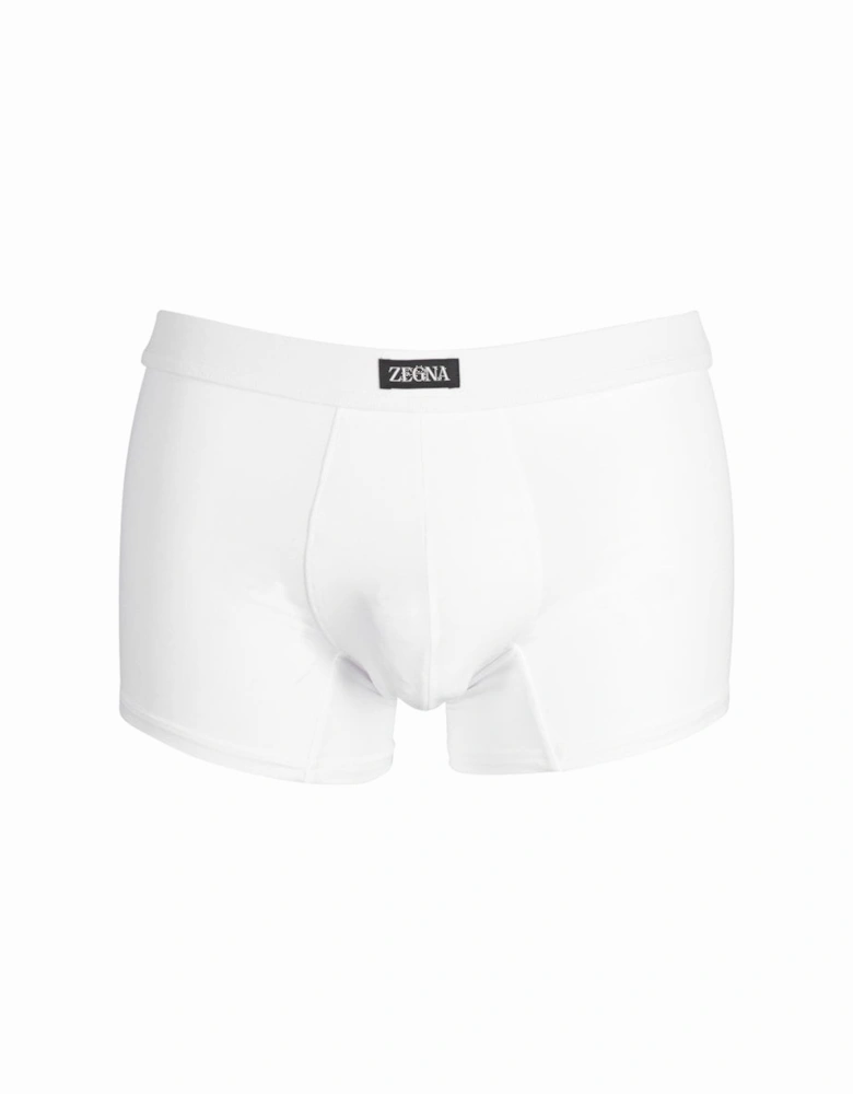 Stretch Modal Boxer Trunk, White