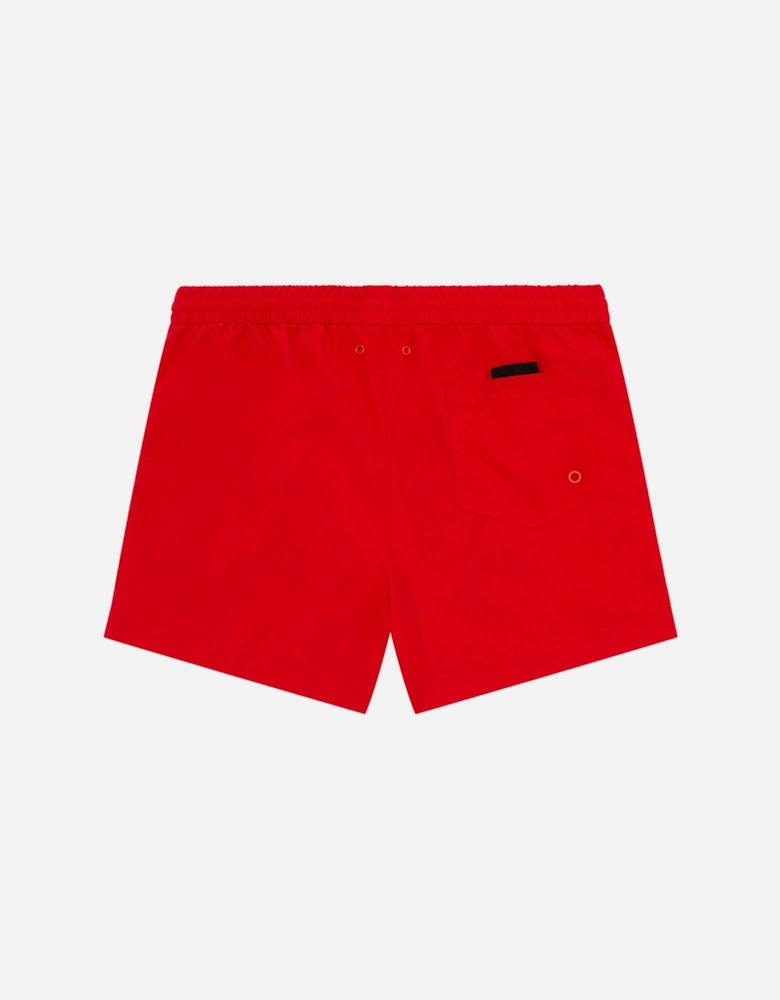 Denim Division Swim Shorts, Red