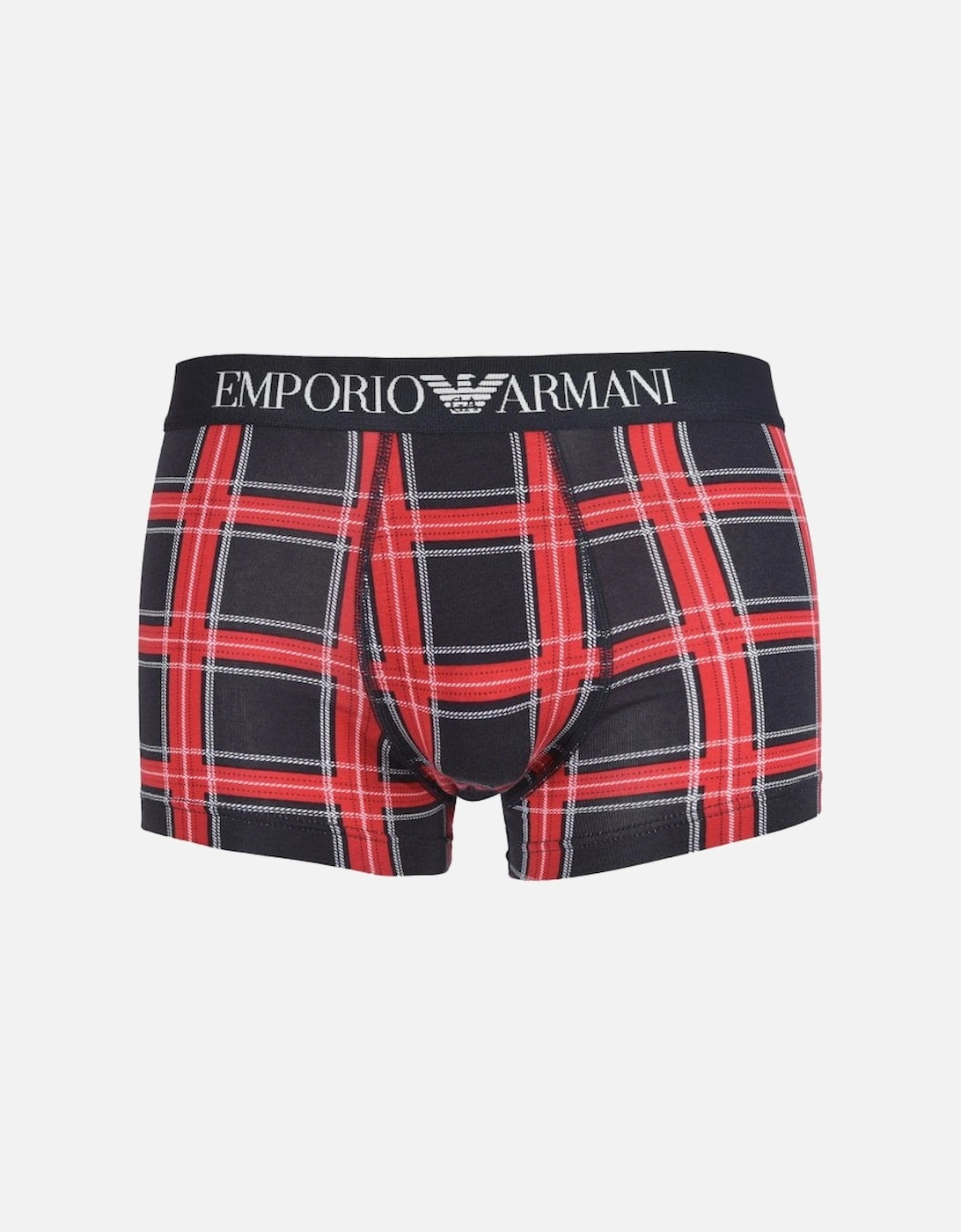 Iconic Logo Boxer Trunk & Socks Gift Set, Navy/red