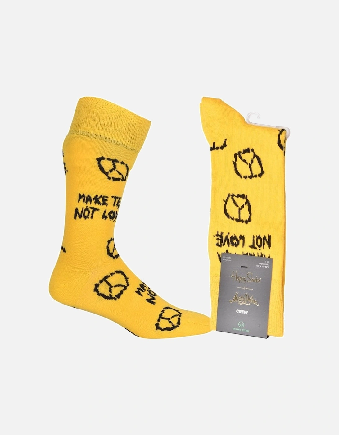 Make Tea Not Love Socks, Yellow, 4 of 3