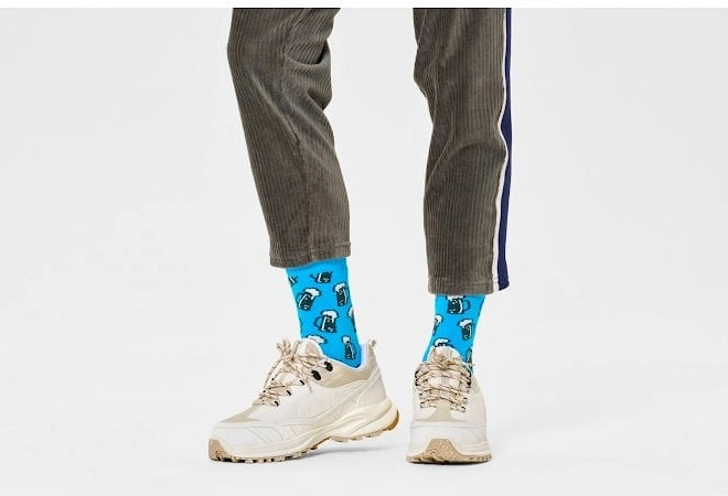 Beer Socks, Blue