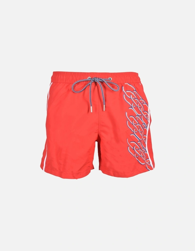 Play The Game Winner Swim Shorts, Red