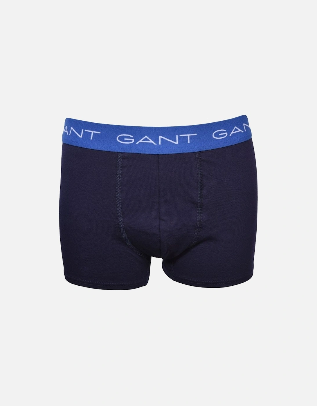 3-Pack Contrast Waistband Boys Boxer Trunks, Navy