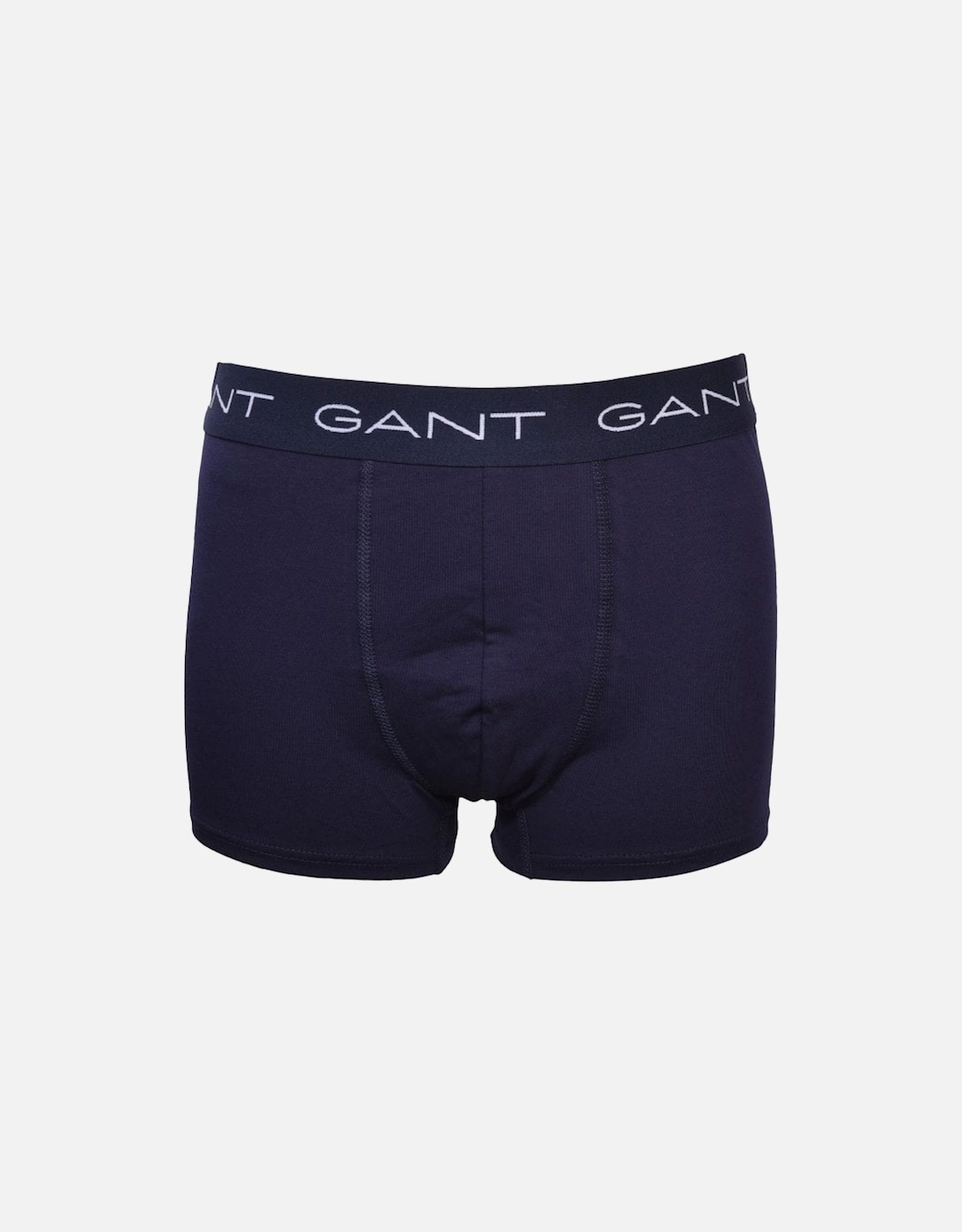 3-Pack Contrast Waistband Boys Boxer Trunks, Navy